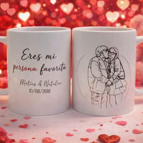 Taza personalizada “Eres mi persona favorita”