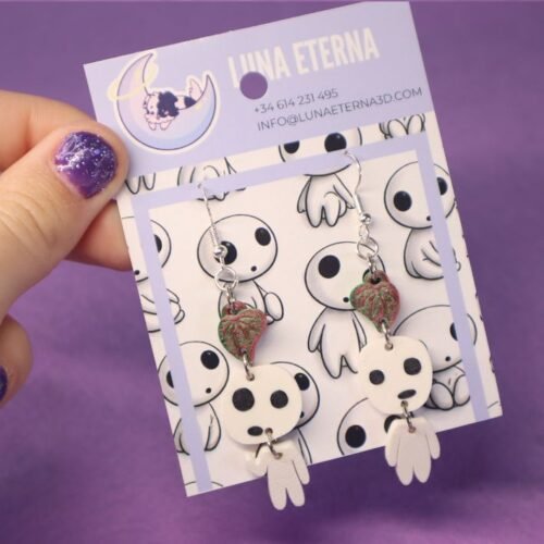 Pendientes Kodama | La Princesa Mononoke