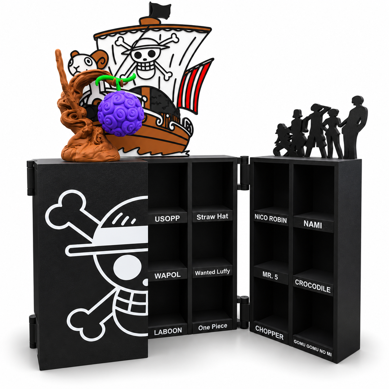 Expositor One Piece para Kinder Joy impreso en 3D